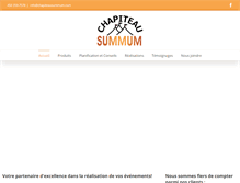 Tablet Screenshot of chapiteausummum.com